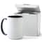 8 Pack: Cricut® 15oz. White & Gray Ceramic Mug Blank
